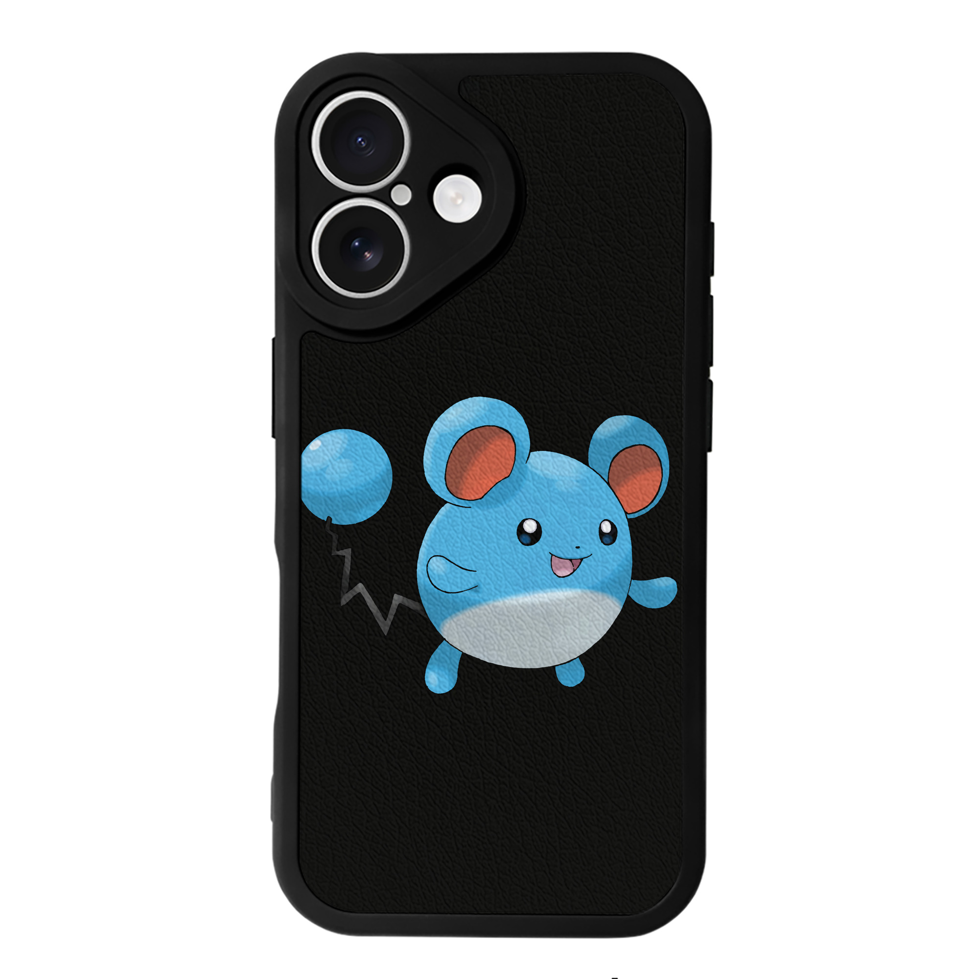 （画像用） ポケットモンスター Pokémon 【iPhone 16シリーズ対応】シリコンスマホケース（レザー調） 材質：シリコン